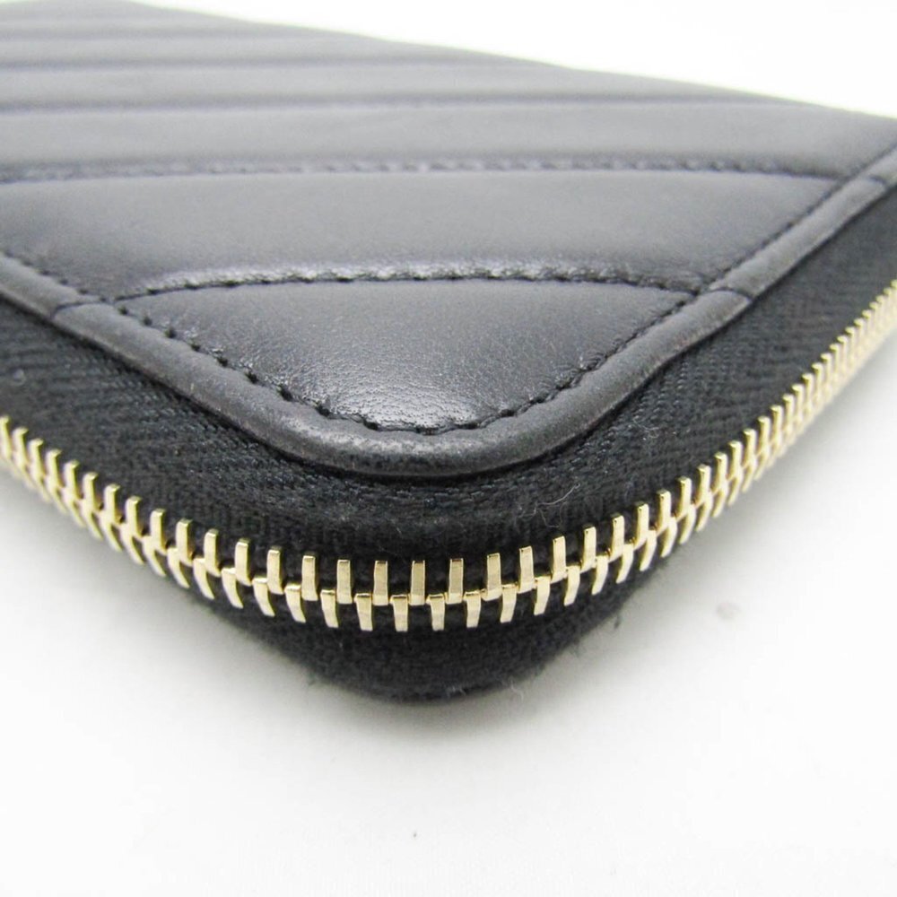 CHANEL Black Lambskin Leather Wallet - Picture 7 of 16